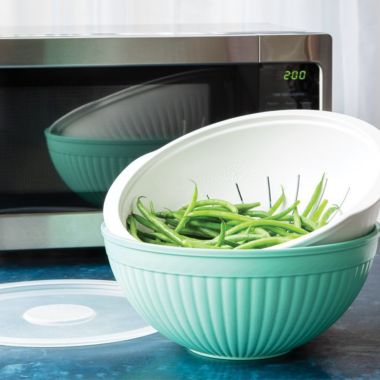 Nordic Ware 3-in-1 Colander Bowl & Cover Set. View a larger version of this product image.