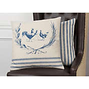 Rizzy Home 20" x 20" Pillow Cover - T11039 - Blue/ Natural