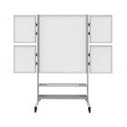 Alternate image 0 for Luxor Double Sided Magnetic Whiteboard Collaboration Station