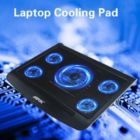 Alternate image 0 for AGPtEK 5 Fan Blue LED laptop cooler FL1