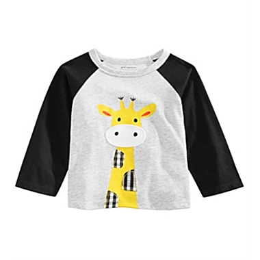 land Beleefd Billy Goat First Impressions Baby Boy's Giraffe Print T-Shirt Gray Size 24MOS | buybuy  BABY