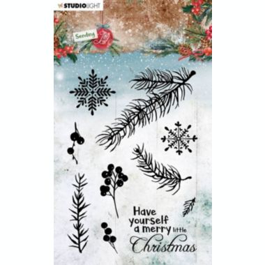 Studio Light SL Clear Stamp BranchesBerries Sending Joy 105x148mm nr54. View a larger version of this product image.