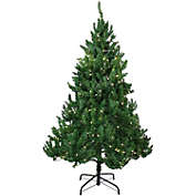 Sunnydaze Pre-Lit Artificial Tannenbaum Christmas Tree - Green - 5-Foot