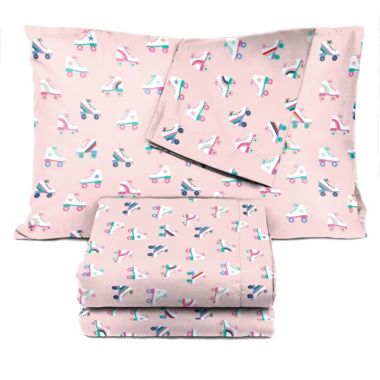 Saturday Park Roller Skates Sheet Set. View a larger version of this product image.
