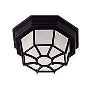 Savoy House 9" Outdoor Ceiling Light in Black