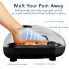 Alternate image 2 for Miko Shiatsu Foot Massager with Deep Kneading and Heat in Silver