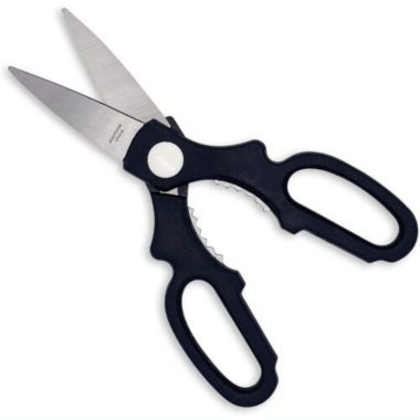 Infinity Merch Kitchen Shears Scissors Black. View a larger version of this product image.