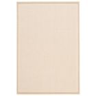 Alternate image 0 for Chaudhary Living 4' x 5.5' Off White and Beige Striped Rectangular Area Throw Rug
