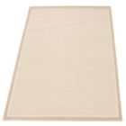 Alternate image 2 for Chaudhary Living 4' x 5.5' Off White and Beige Striped Rectangular Area Throw Rug