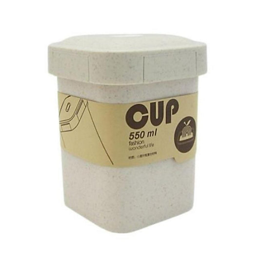 Creative Soup Cup Anti-scalding Microwave Buckle Sealing Food Jar Reusable Box D