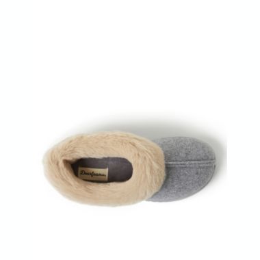 Dearfoams Women's Chloe Soft Knit Clog Slippers. View a larger version of this product image.