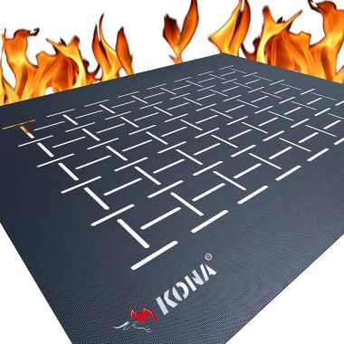 Kona Best BBQ Grill Mats With Holes - Heavy Duty 600 Degree Non-Stick Grilling Mats - 7 Year Guarantee (2 Pack). View a larger version of this product image.