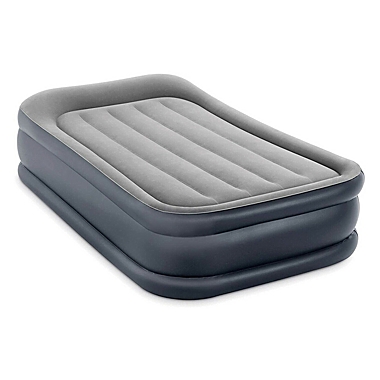 Intex Dura Beam Deluxe Pillow Raised Airbed Mattress with Built In Pump, Twin. View a larger version of this product image.