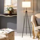 Alternate image 3 for Hooya Imp.& Exp.  Modern Metal Tripod Floor Lamp with Chain Switch