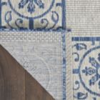 Alternate image 3 for Nourison Garden Party GRD03 Indoor/outdoor Area Rug - Ivory Blue 2'2" x 7'6"