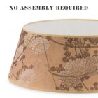 Alternate image 3 for Tree Nest Glory Canvas Tree Skirt for Christmas Tree Stands, Medium, Brown