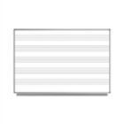 Alternate image 0 for Luxor 72"W x 48"H Wall-Mount Music Whiteboard