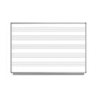 Alternate image 1 for Luxor 72"W x 48"H Wall-Mount Music Whiteboard