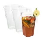 Alternate image 2 for Smarty Had A Party 52 oz. Clear Square Plastic Disposable Pitchers (24 Pitchers)