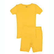 Leveret Kids Two Piece Cotton Short Pajamas Solid (Size 5 & 6)