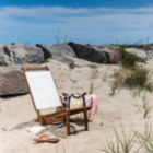 Alternate image 3 for Prime Teak - Collapsible Beach and Deck Chair