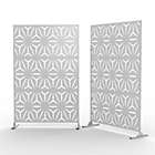 Alternate image 0 for Neutypechic 6.5 ft. H x 4 ft. W Laser Cut Metal Privacy Screen, 24"*48"*3 panels