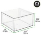 Alternate image 3 for mDesign Plastic Stackable Bedroom Closet Storage Organizer with Drawer