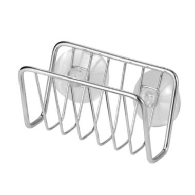 mDesign Metal Wire Kitchen Sink Storage Caddy, Soap / Sponge Holder. View a larger version of this product image.