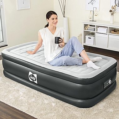 Sealy Tritech 20 Inch Inflatable Mattress Twin Airbed w/ Built-In Pump. View a larger version of this product image.