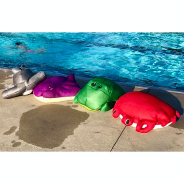 The Pool Supply Shop 30" Cruz Seaside Rider Stuffed Floating Stingray Swimming Pool Pillow. View a larger version of this product image.