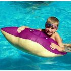 Alternate image 2 for The Pool Supply Shop 30" Cruz Seaside Rider Stuffed Floating Stingray Swimming Pool Pillow