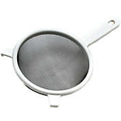 Chef Craft Classic Stainless Steel Mesh Strainer, 6 inches in diameter, White