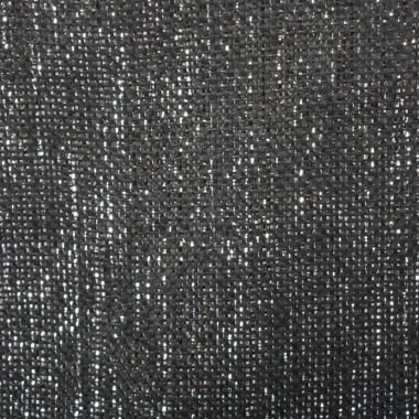 DII Black and Silver Woven Paper Bin with Rope Handles - 9 inches. View a larger version of this product image.