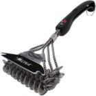 Alternate image 0 for Kona Safe/Clean Grill Brush with Flat/Scrape Scraper - Compatible with Weber and Other Brands Flat Grill Grates - BBQ Cleaner for Gas Grills, Stainless Steel Cast Iron Grates - New Flex Grip Handle
