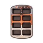 Alternate image 0 for Baker's Secret Mini Loaf Pan 8Cups, Non-stick & Thick Carbon Steel for Durability, 15.5", Dark Gray, Baking Essentials, Classic Line Carbon Steel