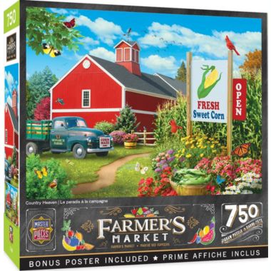 MasterPieces 750 Piece Jigsaw Puzzle For Adults, Family, Or Kids - Country Heaven - 18"x24". View a larger version of this product image.