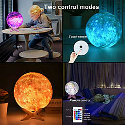 Glam Hobby 3D Printing Galaxy Lamp Moonlight, 4.7 INCHES