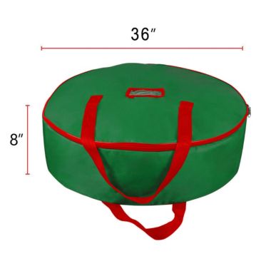 Kitcheniva Green Christmas Wreath Storage Bag, 36". View a larger version of this product image.
