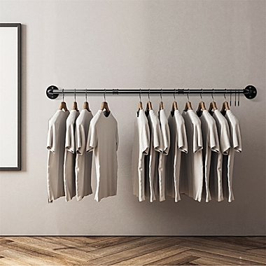 vers Habubu ontgrendelen Unho Heavy Duty Hanging Clothes Rack Wall Mounted | Bed Bath & Beyond