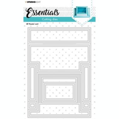 Studio Light SL Cutting Die 3D Theater Card Essentials 140x200x1mm 17 PC  nr212 | Bed Bath & Beyond