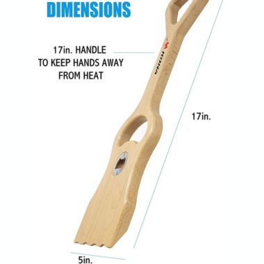 Kona Safe/Clean Premium Wooden Grill Scraper & BBQ Grill Cleaner with Bottle Opener. View a larger version of this product image.
