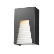 Z-Lite 1 Light Outdoor Wall Light - Frosted Ribbed