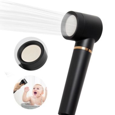 Aqucubic Black Shower Head Handheld High Pressure. View a larger version of this product image.