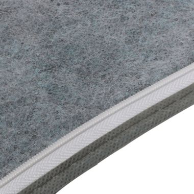 Unique Bargains Capacity Clothes Storage Bag Organizer with Handle and See-Through Panel, Blanket Pillows Quilts Clothes Beddings Storage Bag Organizer Container 17.3" x 11" x 18.8"(L*W*H) Blue. View a larger version of this product image.