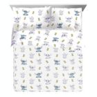 Alternate image 1 for Saturday Park Disney Lilo & Stitch Watercolor Vibes 100% Organic Cotton Sheet Set