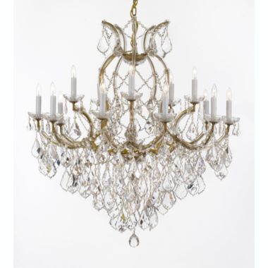 Gallery Chandelier Lighting Crystal Chandeliers H30 "X W28". View a larger version of this product image.