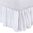 Alternate image 1 for Greenland Home Fashion Sasha White Bed Skirt Drop 15" - Queen 60x80", White