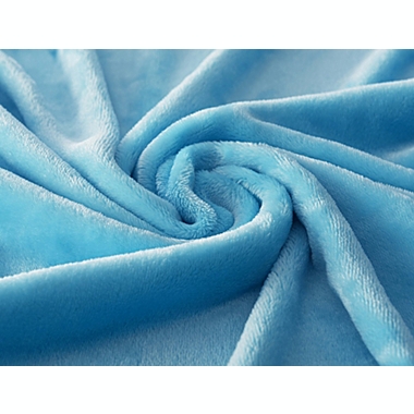 L&#39;baiet Modern Indoor Fleece Twin Blanket 60"x80" 100% Polyester, Fluffy, Cozy, Plush, Microfiber, Warm Bedding Cover - Blue. View a larger version of this product image.