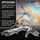 Alternate image 3 for TCP Global .8mm Miniature "Pistol Grip" Gravity Feed Spray Gun with .5mm & 1.0mm tips & Side Mounted Cup