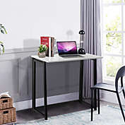 Slickblue Foldable Home and Office Computer Desk-White